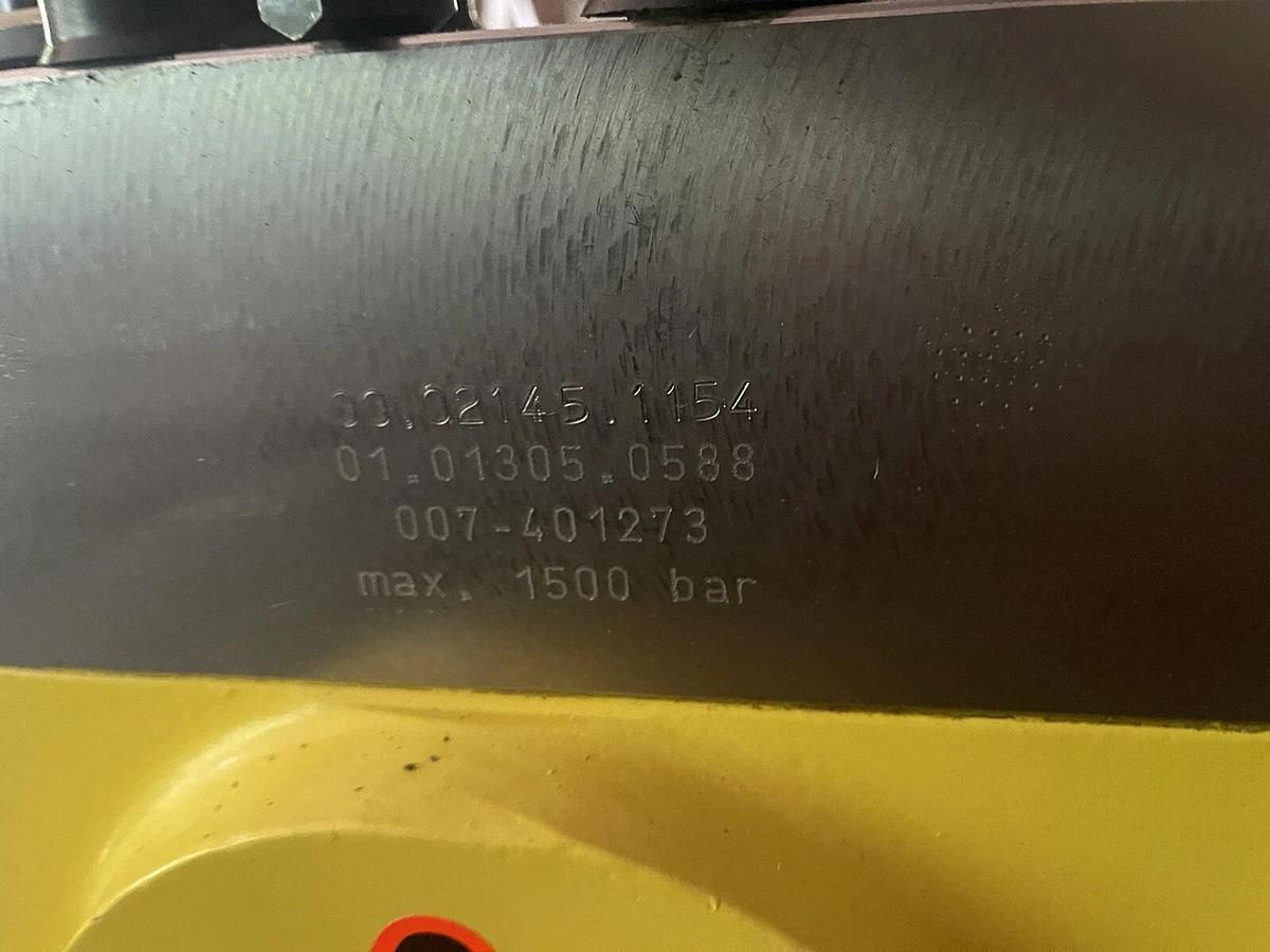 Used Hammelmann High Pressure Pump Unit 85.00072.2291 58kW Motor Hydro jet