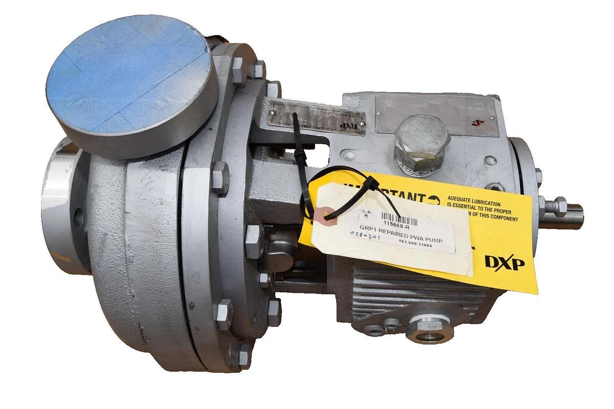 PumpWorks Industrial DXP Pump GRP1 1x1.5x8 GRP1-1x1.5x8 316SS (Refurbed)