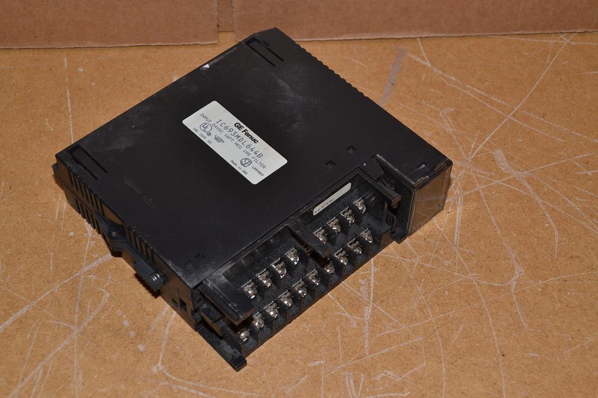 Used GE FANUC IC693MDL644B 24VDC 16PT INPUT MODULE NO COVER