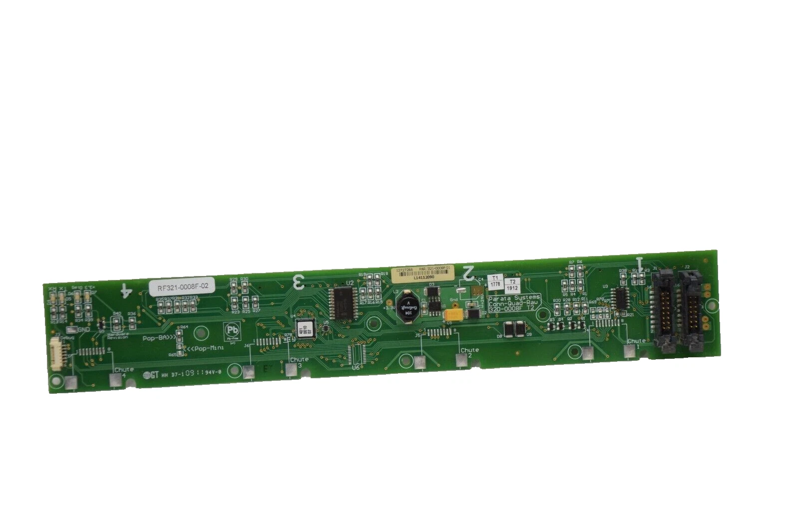 Used PARATA SYSTEMS 320-008F , RF321-0008F-02 L14112090 Connection Circuit Board