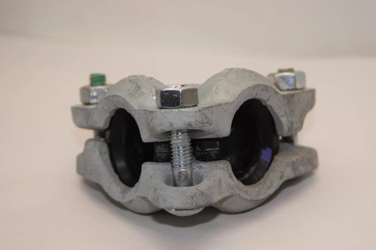 VICTAULIC 1" 1/33.7 101 90 Degree Elbow Firelock Galvanized Rigid Coupling NEW