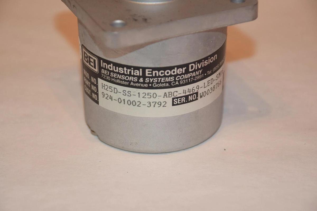 Used BEI 924-01002-3792 INDUSTRIAL ENCODER