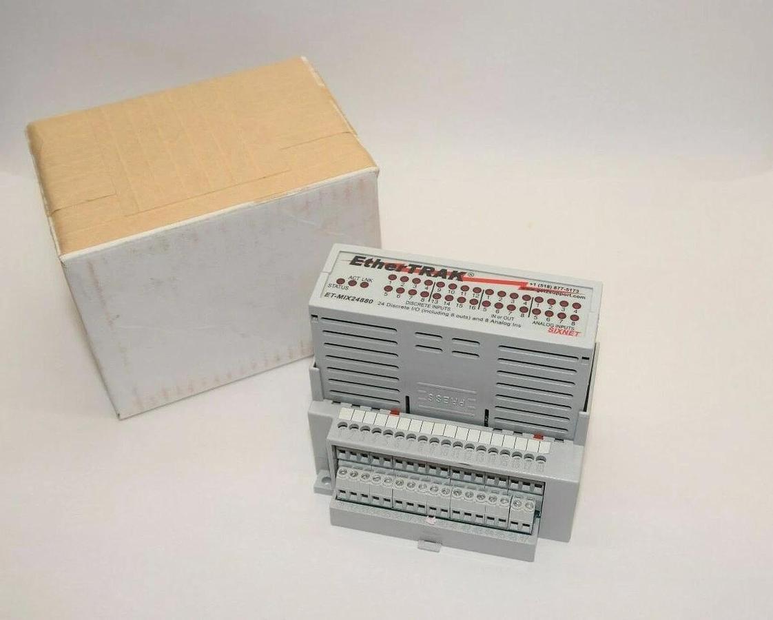 Ethertrak SIXNET  Red Lion  ET-MIX24880-D Direct Ethernet Module24 Discrete I/O
