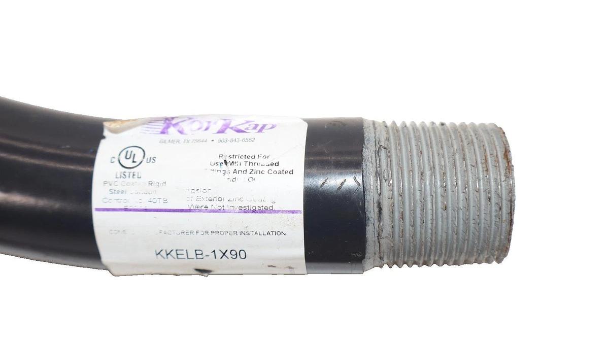 Kor Kap KKELB-1X90 1" x 90° Rigid Conduit Elbow Fitting (New)