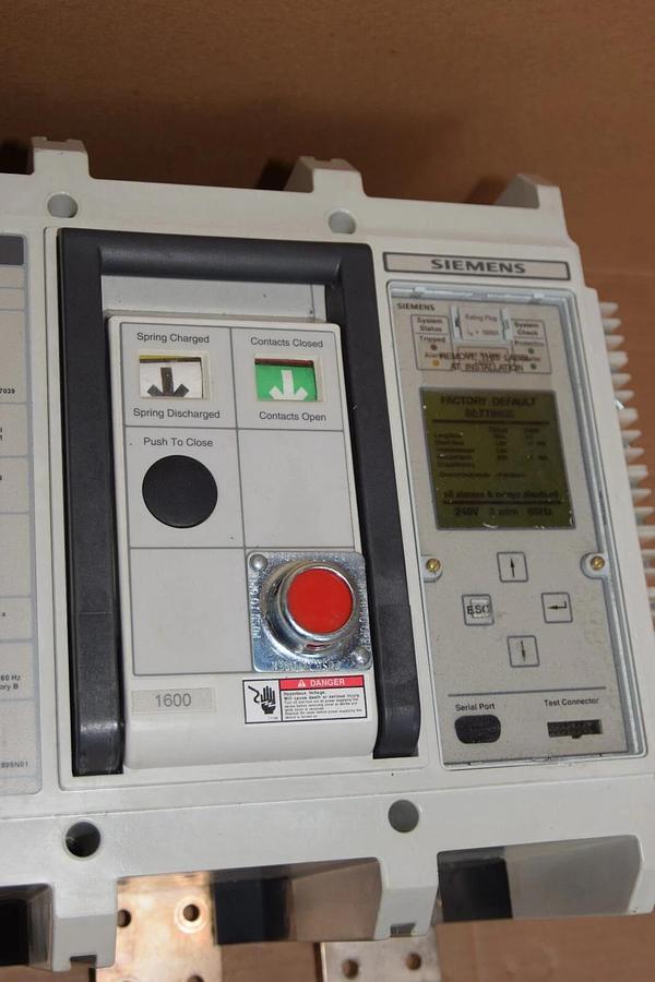 (New) Siemens SBS1600 SBS2016 Breaker 1600 AMP 600VAC