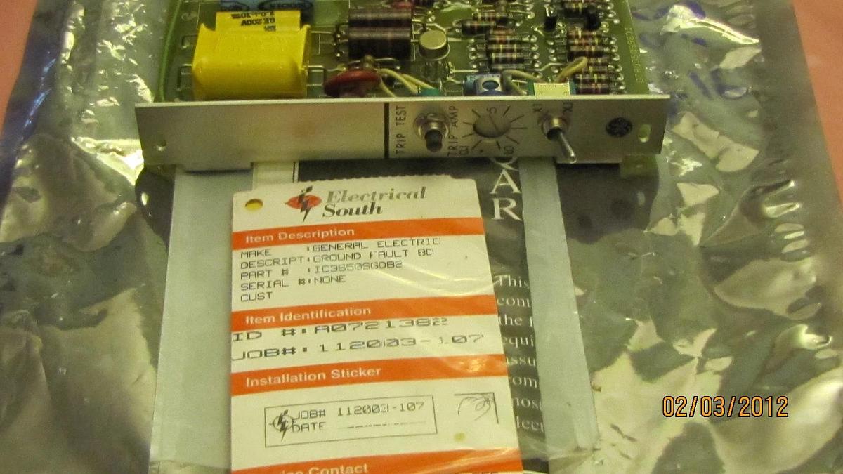 Refurbished General Electric GE Circuit Board Card IC3650SGDB2D 68A944666G1 Rev. D Refurb