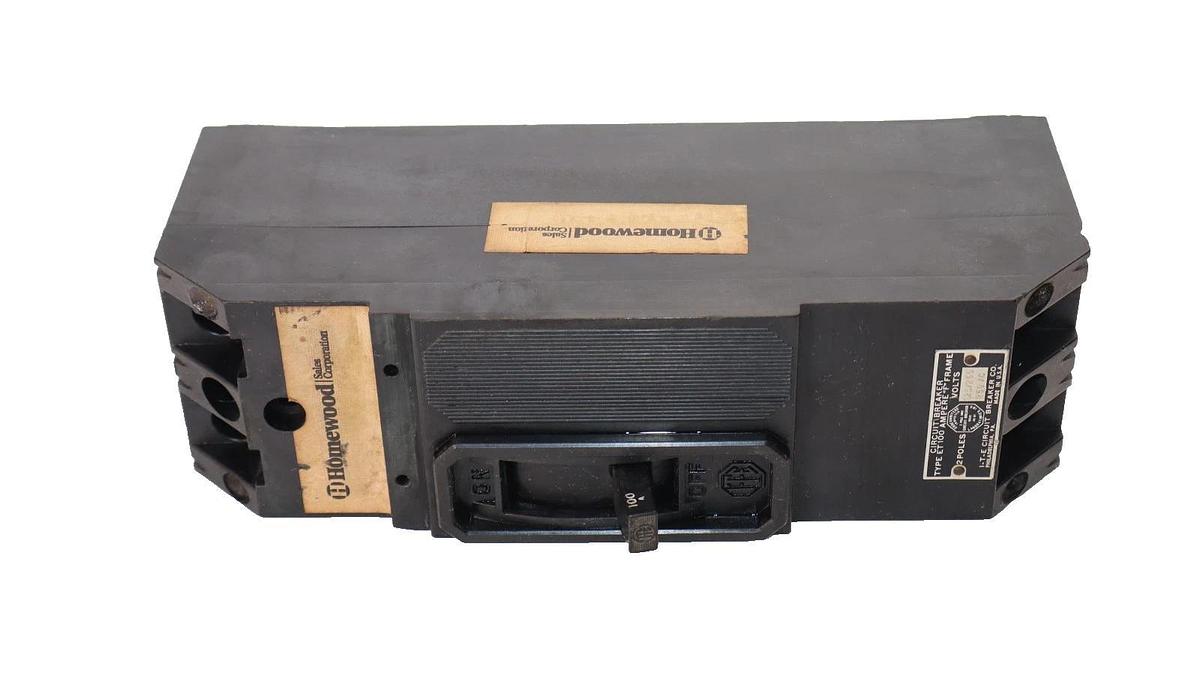 ITE Circuit Breaker 100A 100 Amp ET100 F Frame 2P 2 pole 277vac (New)