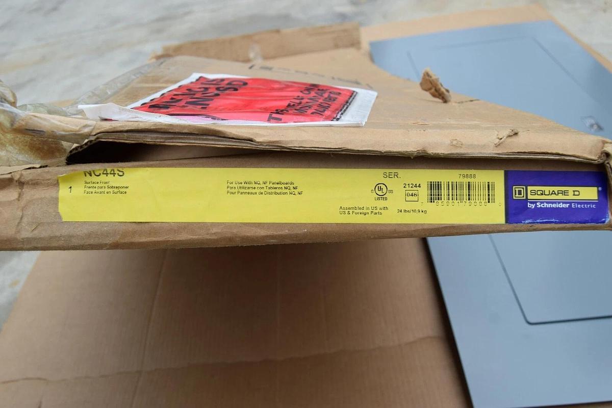 Square D Schneider PanelBoard Surface Front Cover Panel NC44S Type 1 (NEW)