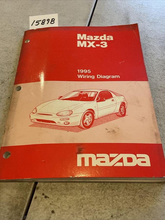 Used Mazda B Series 1998 98 Wiring Diagram Manual NEW