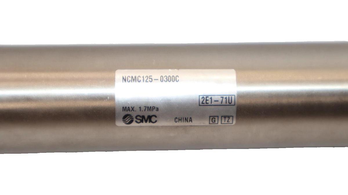 (NEW) SMC NCMC125-0300C , NCMC1250300C 1.7MPa Pneumatic Cylinder