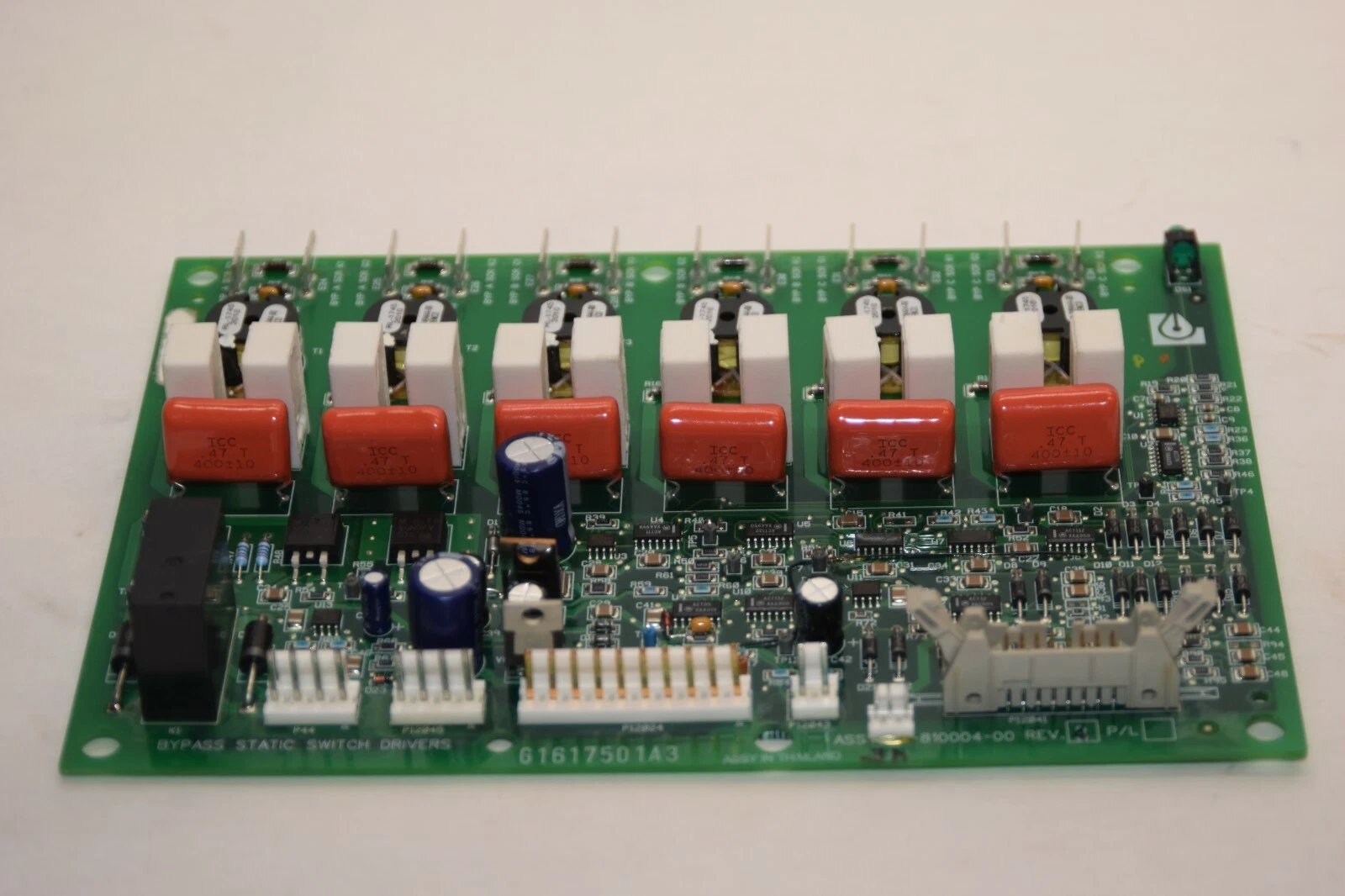 Used EMERSON / LIEBERT 02-810004-00 REV 4 G1617501A3 Bypass Static Switch Board