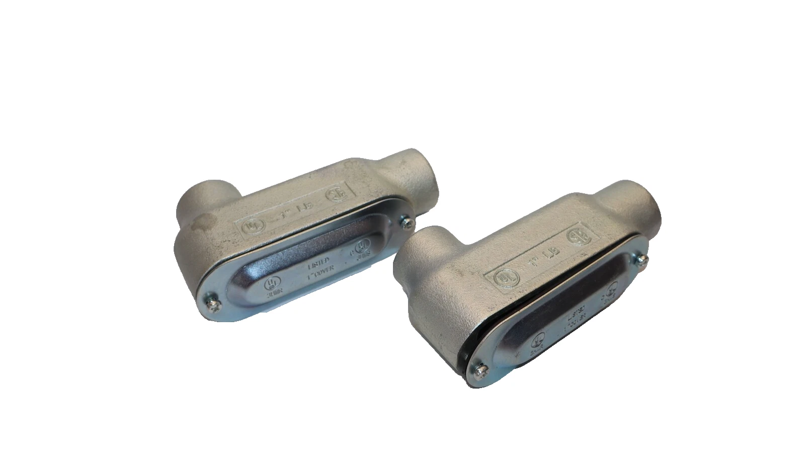 (NEW - Lot of 2) XHHW 1" LB Elbow Conduit Body