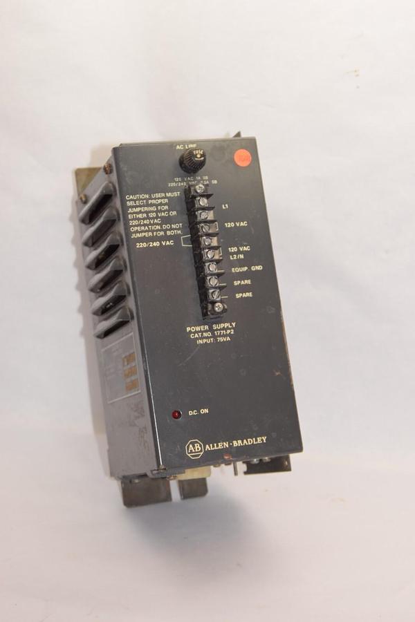 Used ALLEN BRADLEY 1771-P2 1771P2 Series A 75Va Power Supply