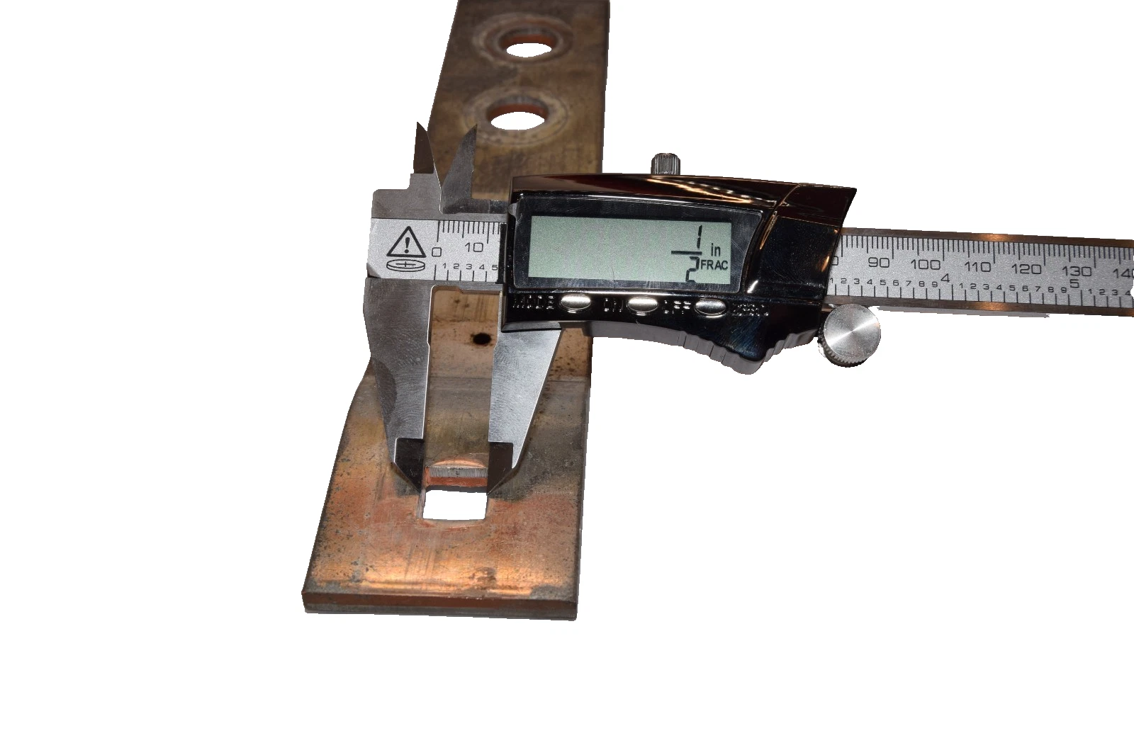 Used Buss Bar 9-1/2" x 2" x 1/4" Copper