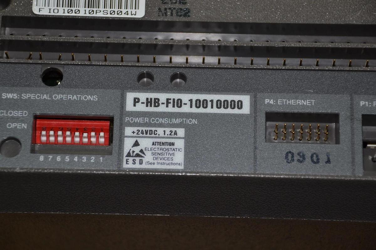 Used Bailey Controls P-HB-FIO-10010000  PHBFIO10010000 P-HB-FI0-10010000 PLC