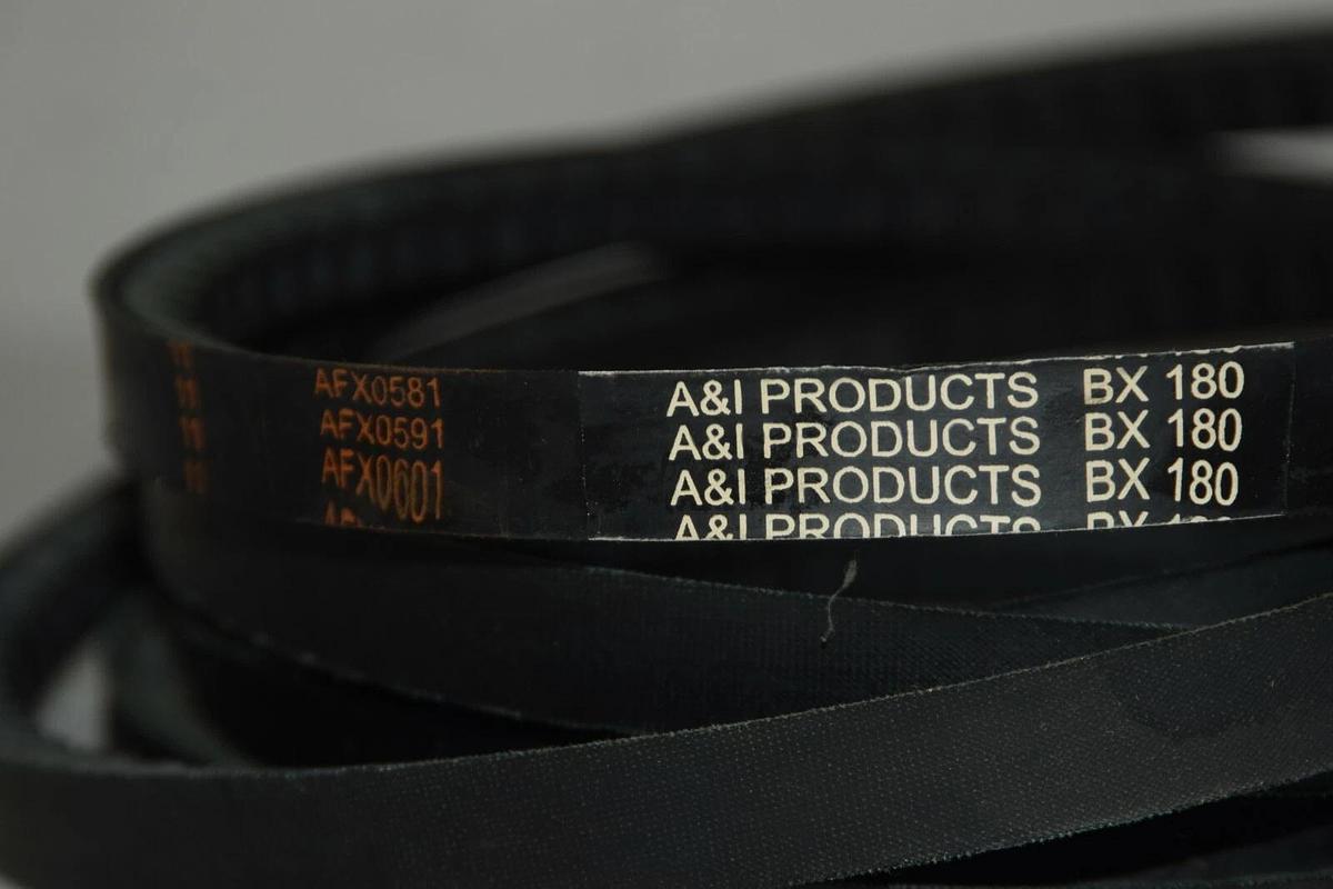 (New) A&I Productions BX180 Cogged V-Belt BX 180 Vbelt BX-180 V Belt