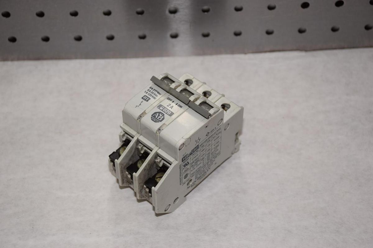 ALLEN BRADLEY 1492-CB2 1492CB2 2A 3POLE CIRCUIT BREAKER NEW
