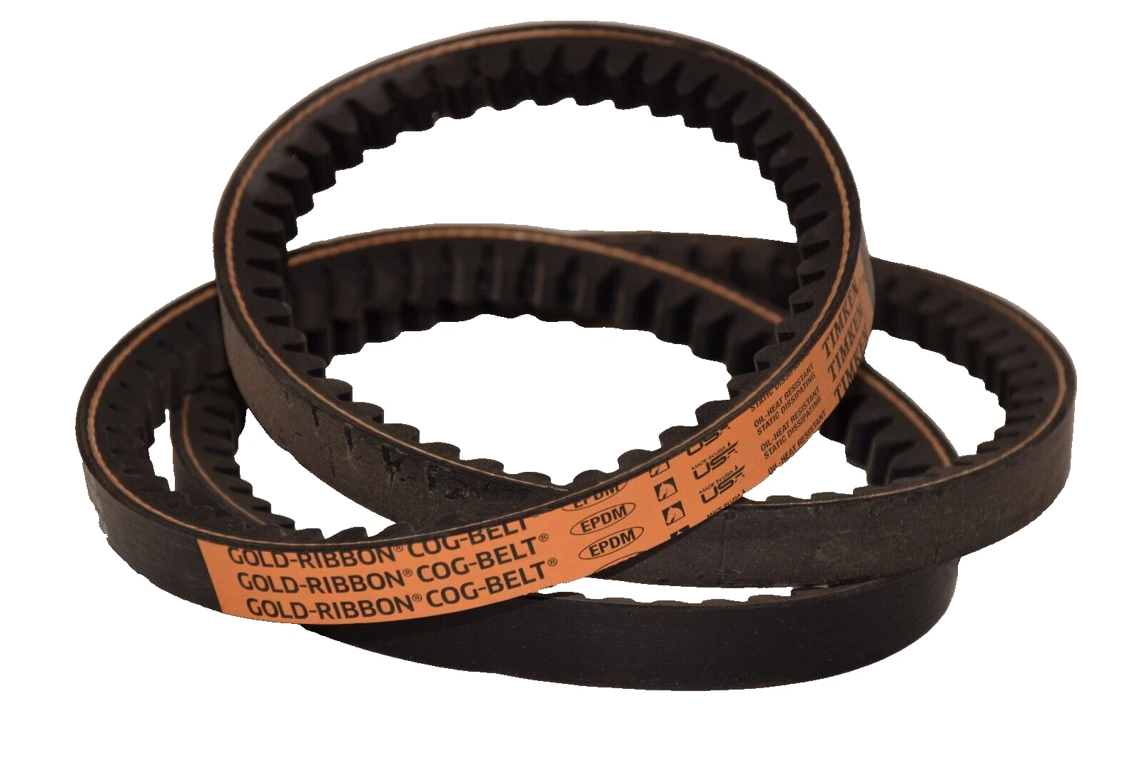 TIMKEN Cogged Belt V-Belt BX54 Gold Ribbon USA (NEW)