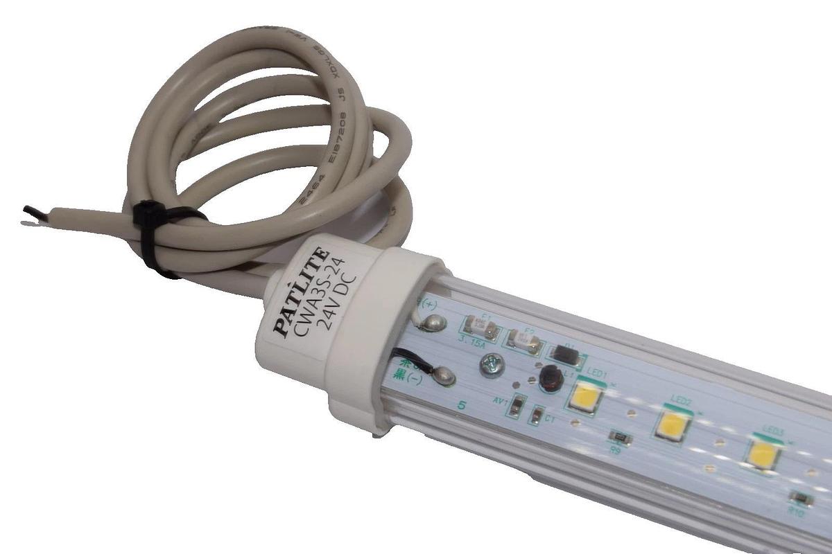 Used Patlite CWA3S-24 , CWA3S-24-CD 24Vdc Light Bar LED