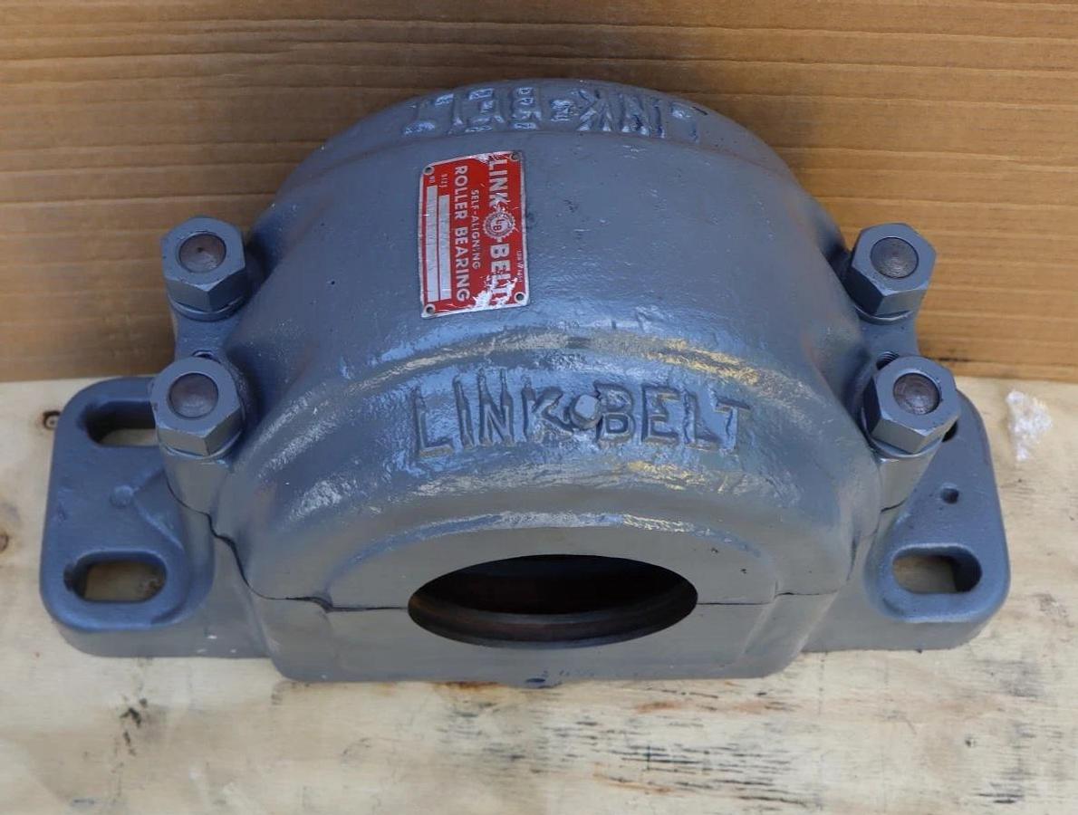 Link Belt 4 Bolt 5-7/16 Split Plummer Pillow Block Bearing HOUSING GP6887FC NOS
