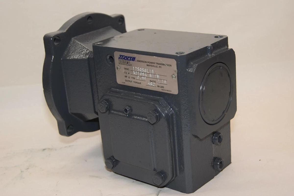(NEW) MORSE Raider 175Q56L15 0.99Hp 462in-lb 15:1 Gear Box / Speed Reducer