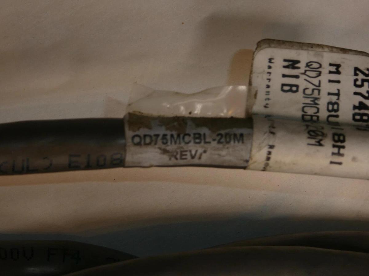 (NEW) MITSUBISHI QD75MCBL-20M 4500050942 I/O Pigtail Cable