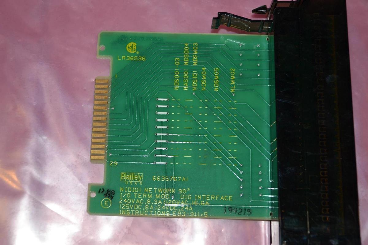 Used Bailey NIDI01 I/O Termination Dig Interface Network 90