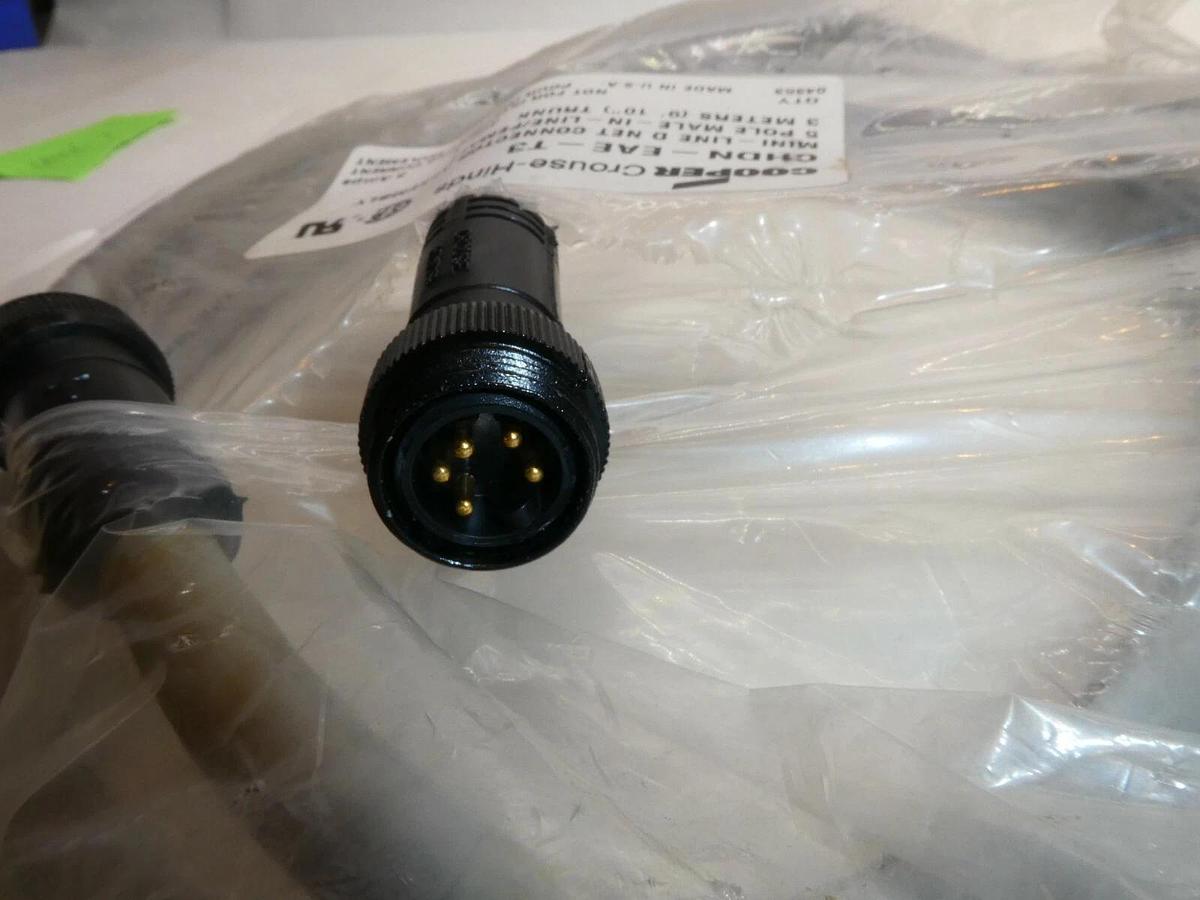 (NEW) COOPER CHDN-EAE-T3 CHDNEAET3 5P Mini-Line D Net Connector Assembly