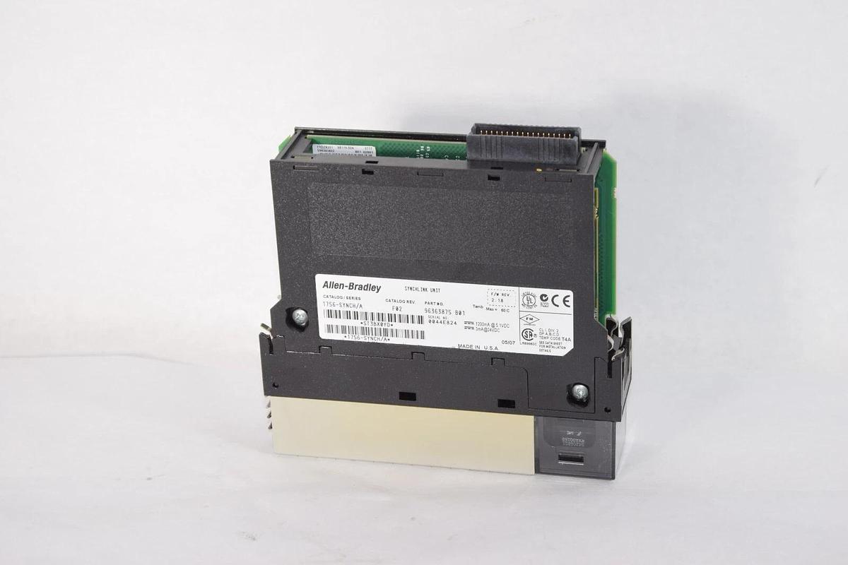 Used Allen Bradley 1756-SYNCH/A Rev F02 Synchlink Unit Module