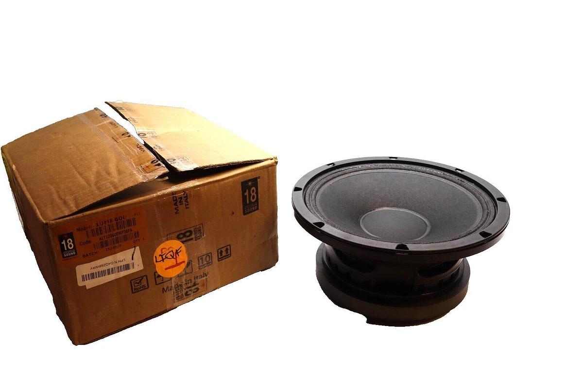 (NEW) EIGHTEEN SOUND 10MB600 10" 8ohm Mid-Base Mid-Range Replacement Speaker