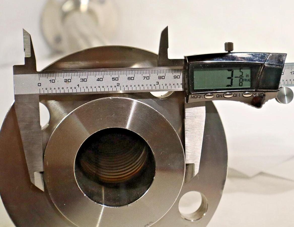 2" x 36" Braided SS Stainless Flexible Hose w/ Flange F316/316L SA/A182 NEW