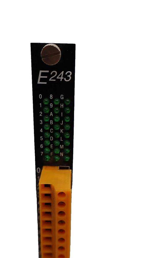 Used B & R B&R E243 E2433 BS , ECE243-0 Rev: 1.00 24V PLC Board Card Module