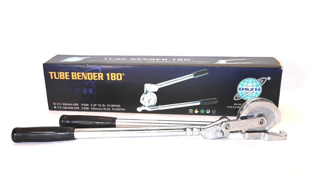 Used (NEW) DSZH CT-364A-08 For 1/2" OD Tubing  Manual Tube Bender 180°
