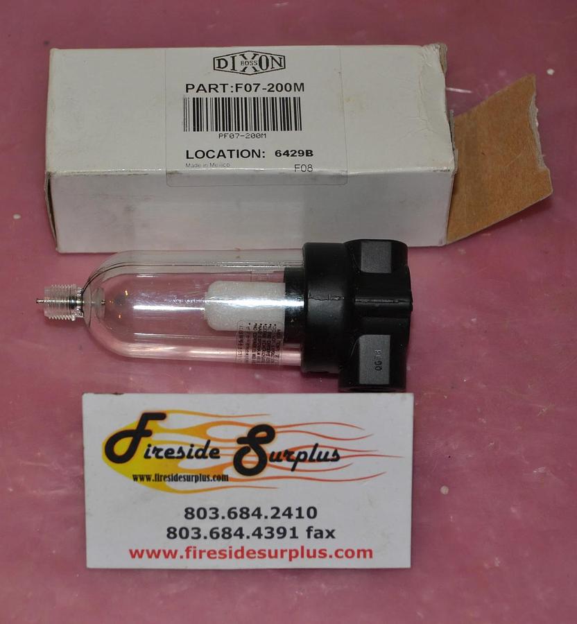 DIXON BOSS REMOVAL FILTERS F07-200M F07 200M F07200M NEW