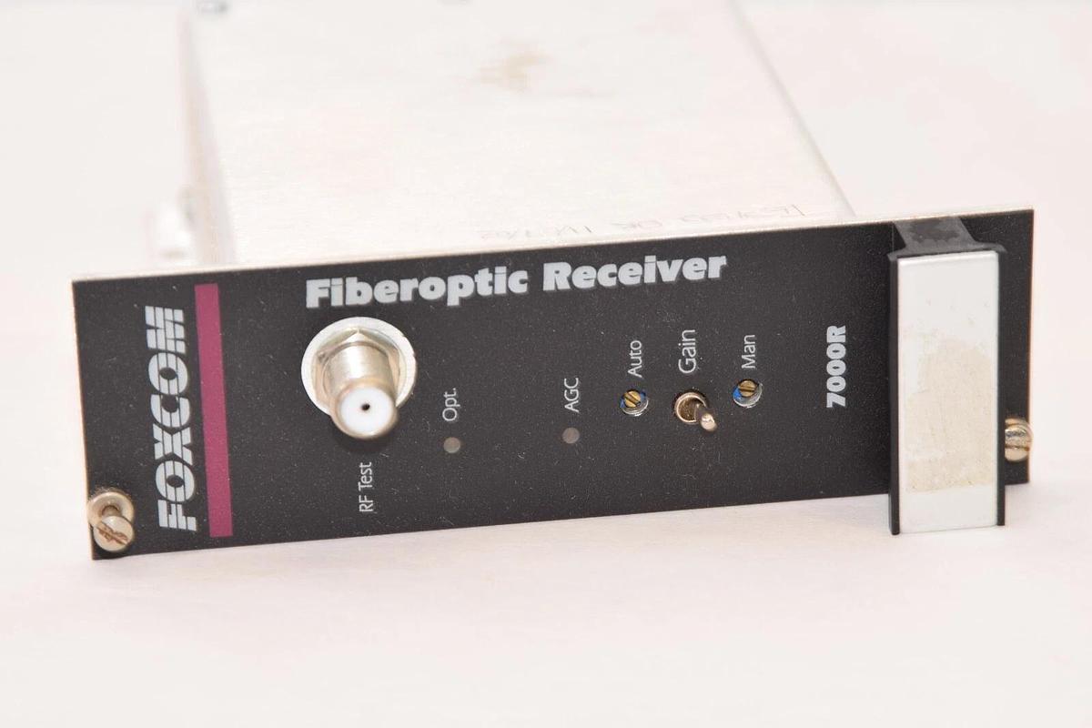 Used FOXCOM / ITE 7000R 84JA Fiberoptic Receiver Input / Output Module