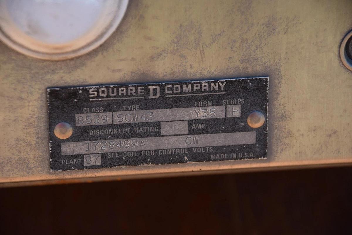 Used Square D S/S 8539-SCW43 Stainless steel 8536 SBO 2 Size 0 Starter contactor