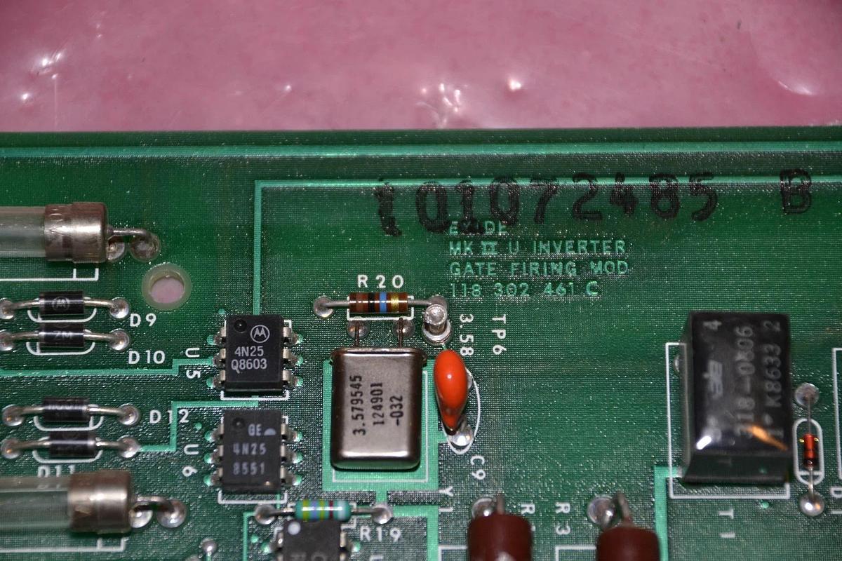 Used NEWAVE EXIDE MK II U INVERTER GATE FIRING MODULE 118 302 461 C 118302461C
