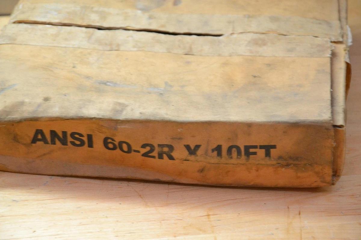 ANSI Roller Chain 60-2Rx10' 60-2R  10' New in box 60 2R 10ft 602R New