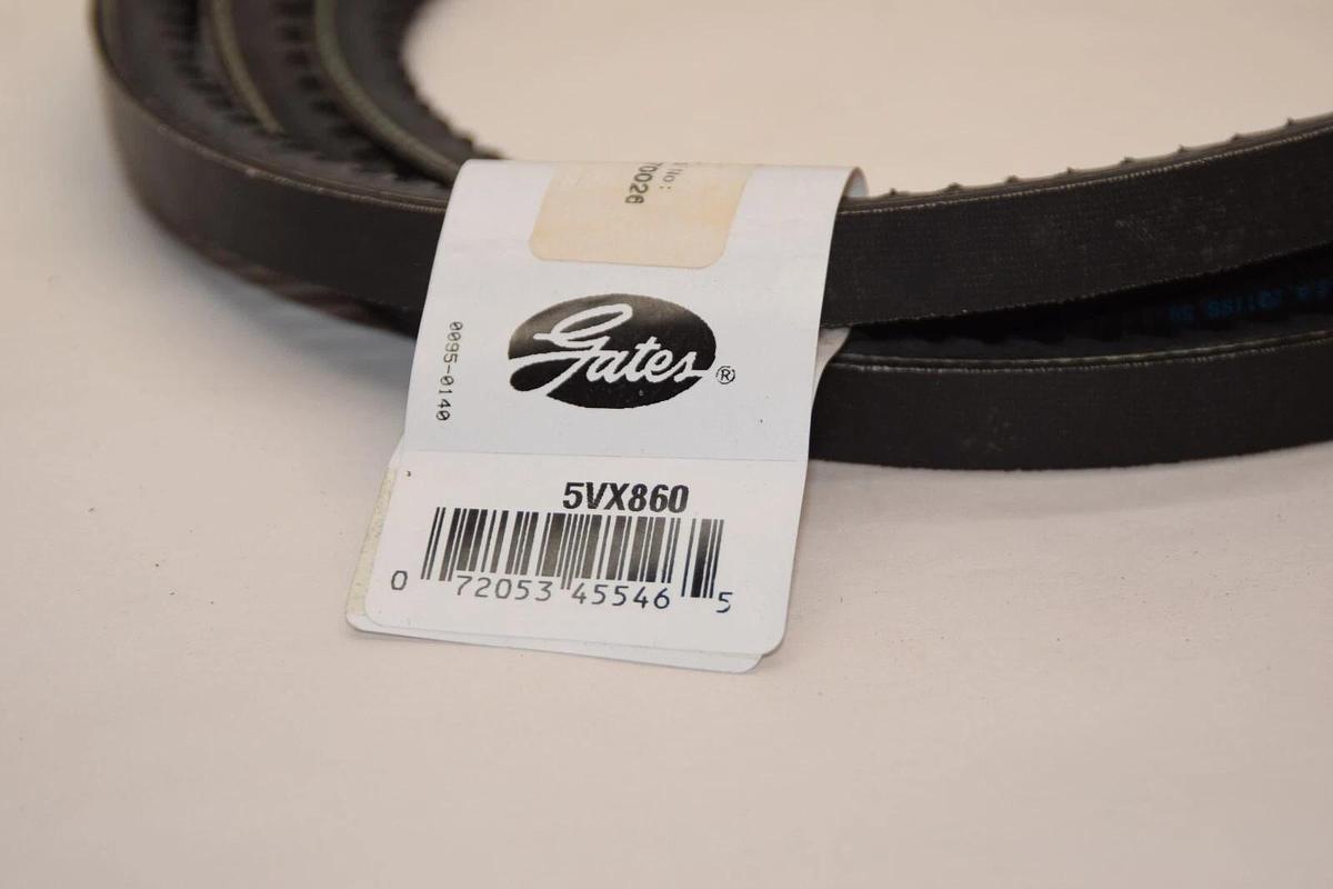 (NEW) GATES 5VX860 9414-0860 Vextra Super HC Cogged V-Belt USA