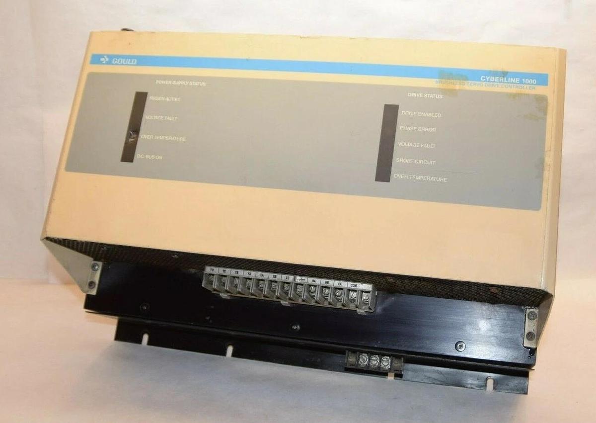 Used GOULD CL114 110-0054 Cyberline 1000 Brushless Servo Drive Controller