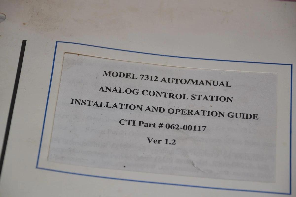 Control Technology Operator Interface 7312 C.3 115/230 VAC .25A 0.25 A AMP NEW