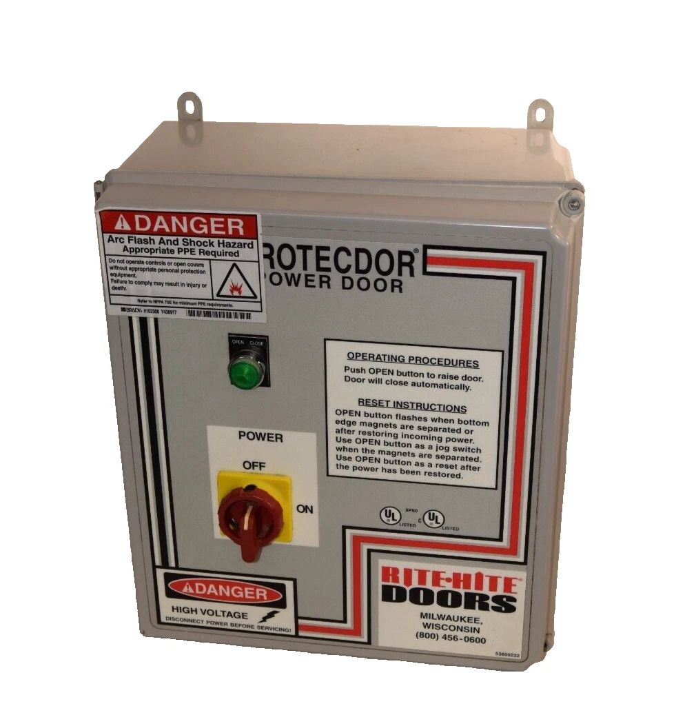 Used Rite-Hite Doors Protecdor Door Controller Model 8000/XL 8000 460v 3ph