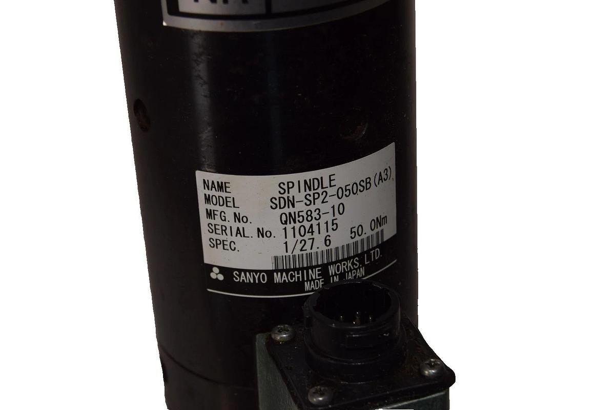 Used Sanyo SDN-SP2-050SB , SDN-ST2-050A 1/27.6 , 50.0Nm Nutrunner Spindle