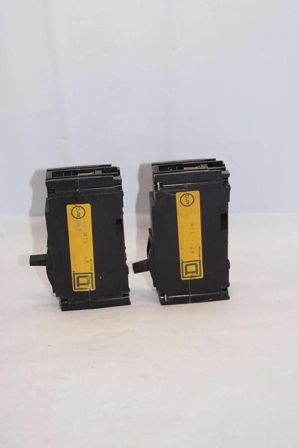 Used (Lot of 2) SQUARE D FAL12015 15A 15 Amp 120V Circuit Breaker