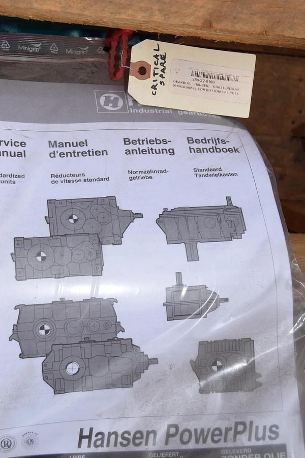Hansen Gearbox Gear Box Reducer RDA31 ORI012416-RDA31-DN-28(DP) 28.267 R NOS