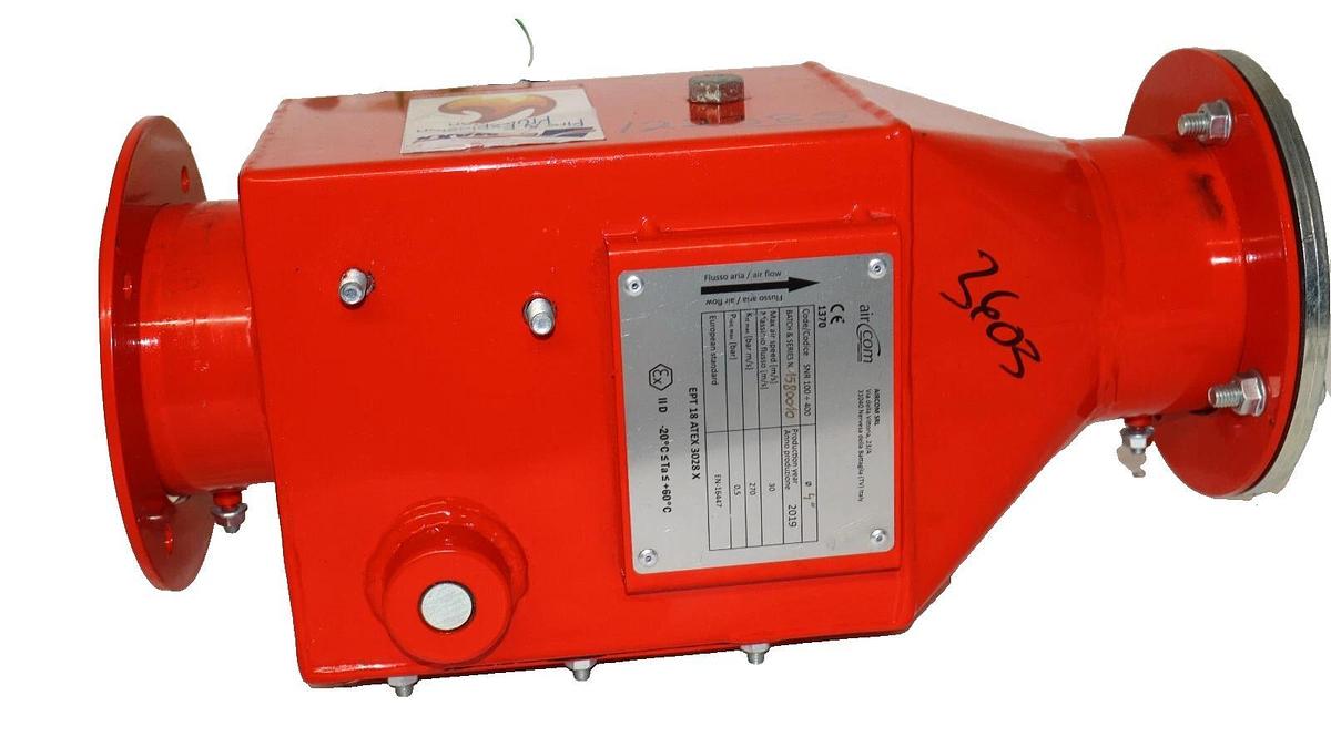 AIRCOM SRL ECOMAXX Safety Not Return Explosion Isol Valve SNR 100 ÷ 400 4" (NOS)