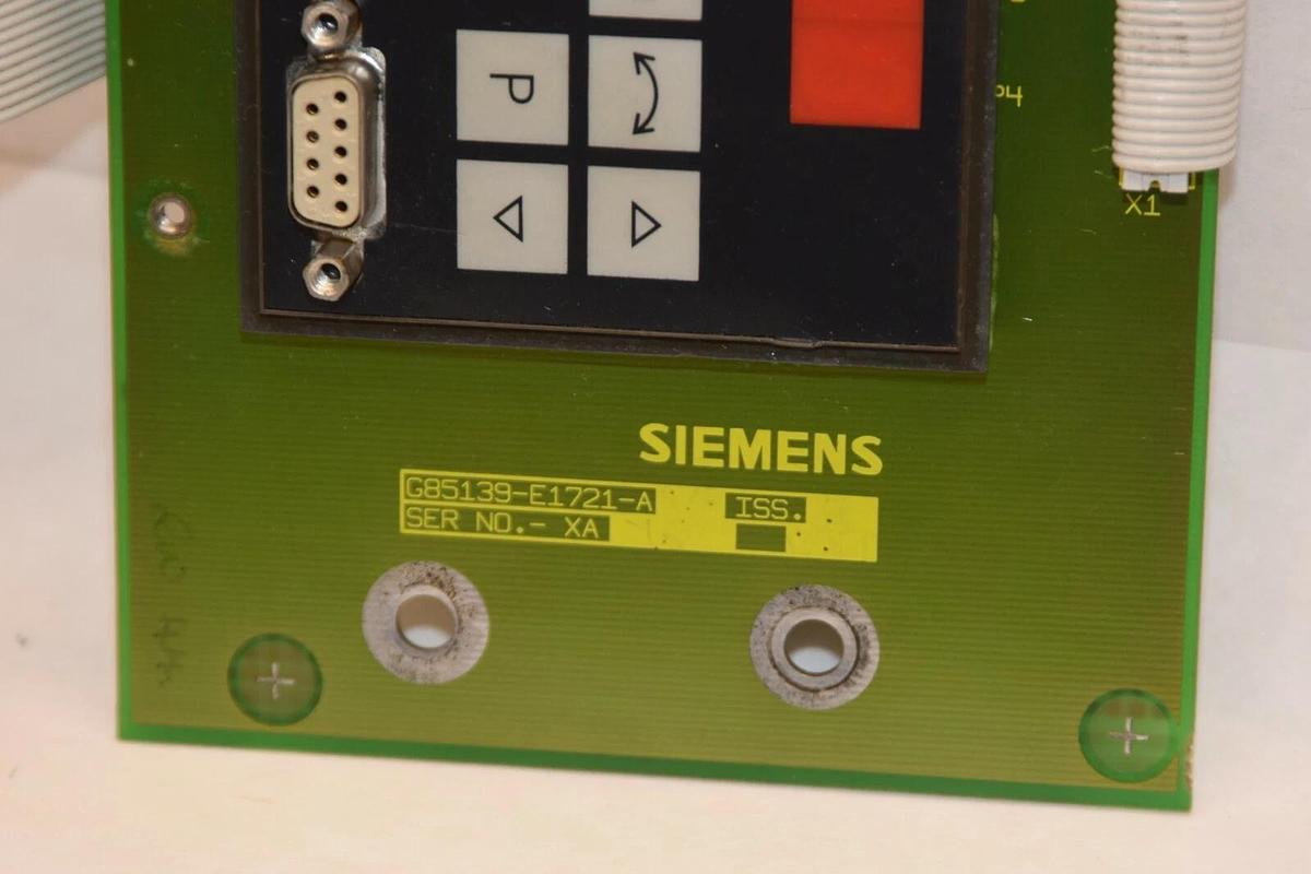 Used SIEMENS G85139-E1721-A Key pad card  G85139-E1721-A876 Keypad