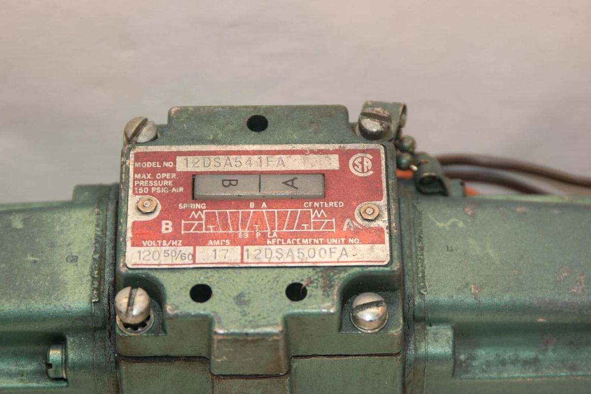 Refurbished NUMATICS 12DSA541 FA 12DSA541FA 120V 50/60Hz 17A Solenoid Pneumatic Valve