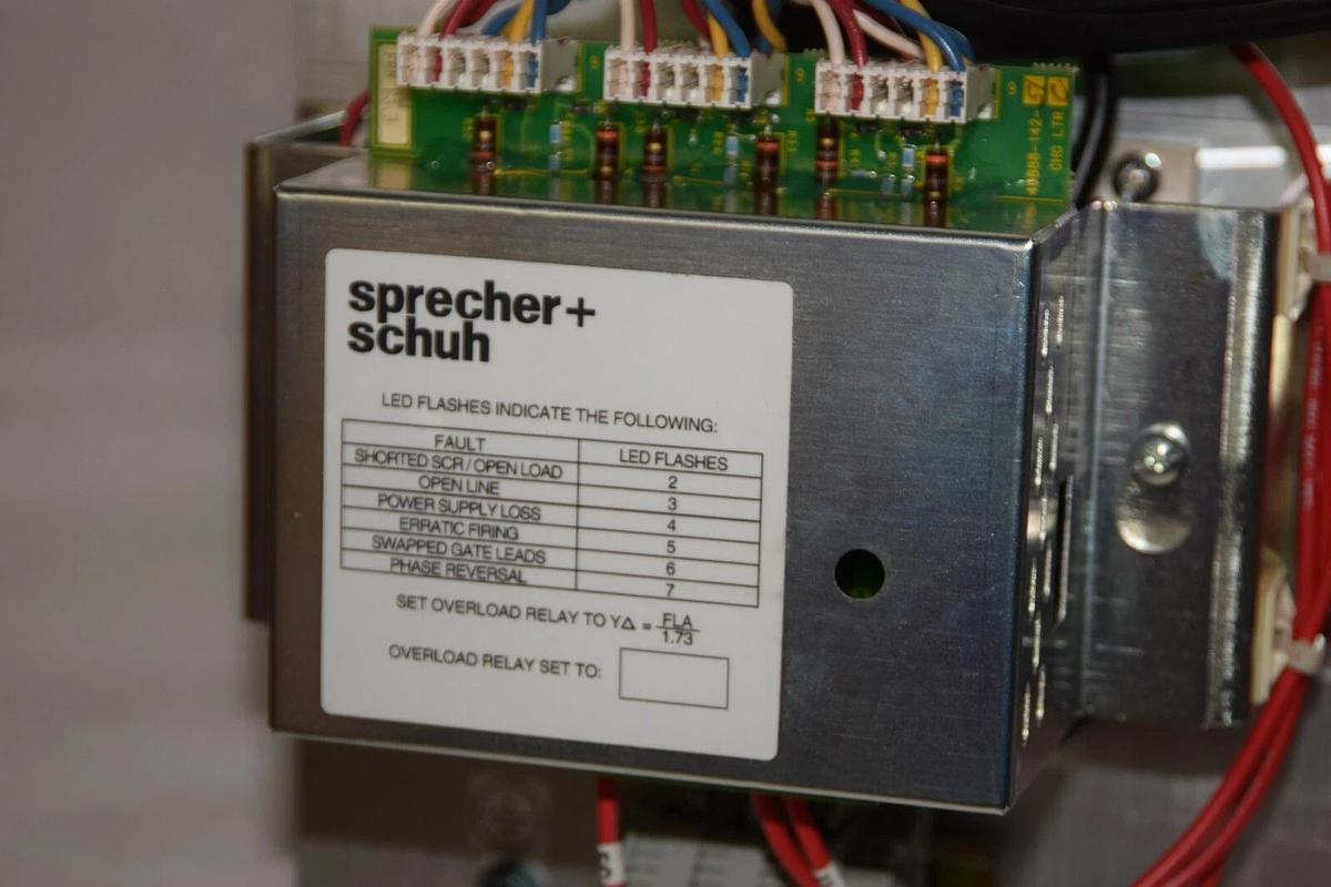 (NEW) SPRECHER + SCHUH PESC-78-240V 200-240V 3PH 50/60Hz Smart Motor Controller