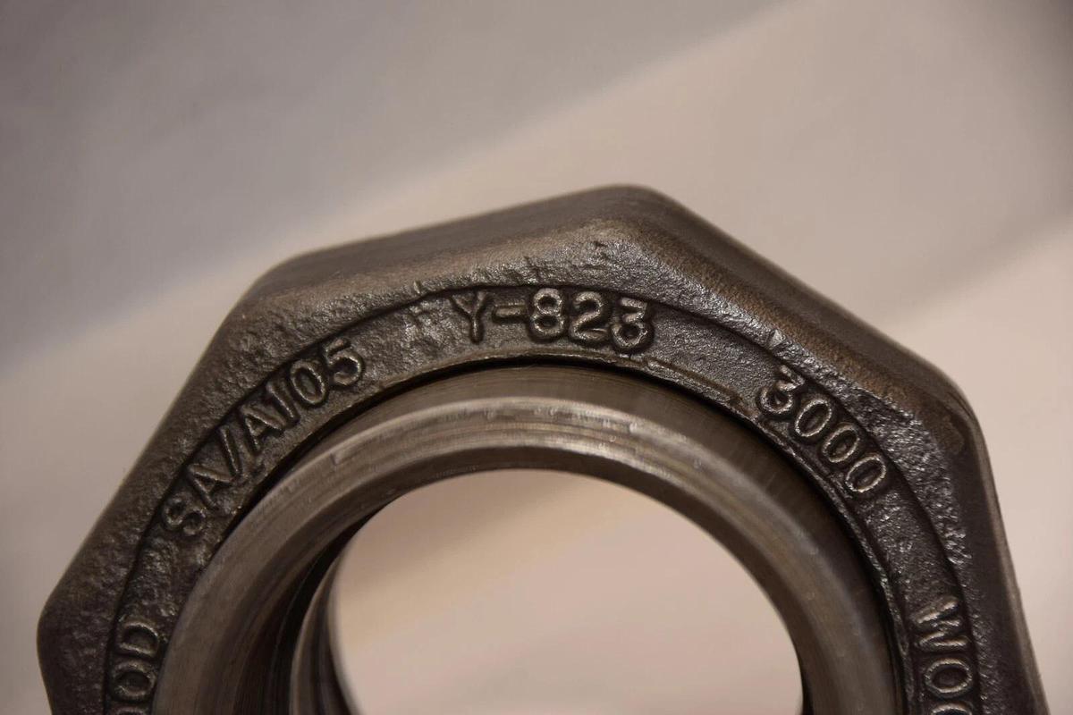 Bonney Rockwood Pipe Union 2" 3000 WOG Y-823 Y823 SA/A105 SAA105 2 in inch